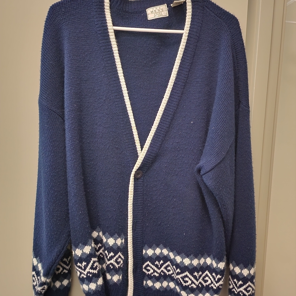 Vintage Blue Cardigan